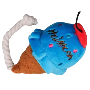 AaPet Dog Paw Plushy Icecream Blue