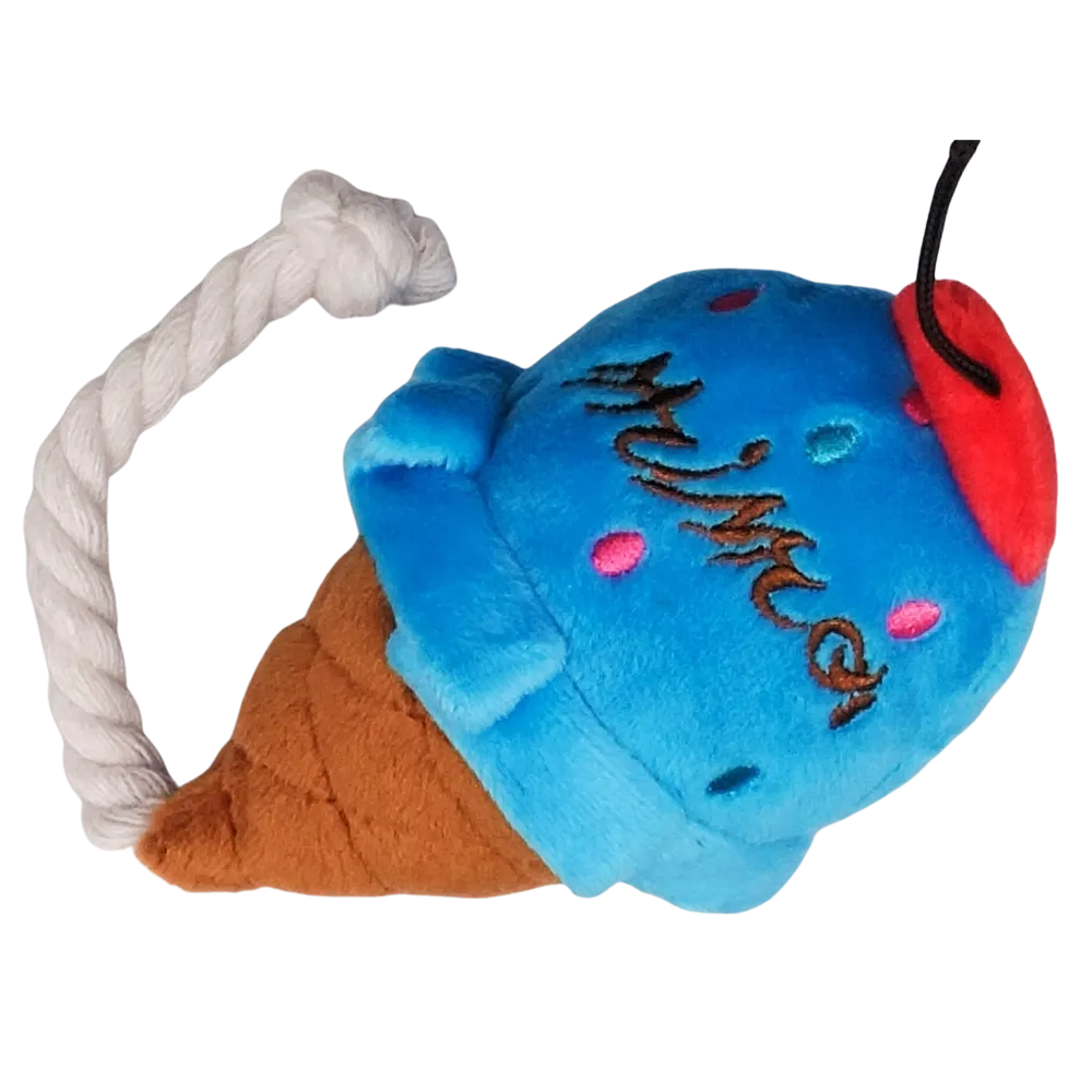 AaPet Dog Paw Plushy Icecream Blue