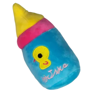 AaPet Dog Paw Plushy Milk Bottle Blue