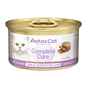 Aatas Cat Complete Care Tuna & Ocean Fish Loaf 80g