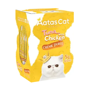 Aatas Cat Creme Puree Tuna with Chicken 14g x 50sachets