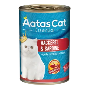 Aatas Cat Essential Mackerel & Sardine in Jelly Formula 400g