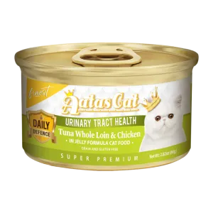 Aatas Cat Finest Daily Defence Urinary Tract Health - Tuna Whole Loin & Chicken in Jelly Formula 80g