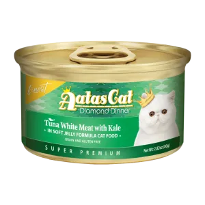 Aatas Cat Finest Diamond Dinner Tuna with Kale in Soft Jelly 80g