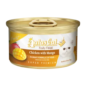 Aatas Cat Finest Fruity Feast Chicken with Mango in Gravy 70g