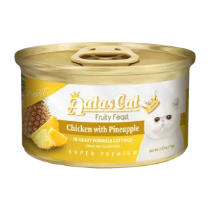 Aatas Cat Finest Fruity Feast Chicken with Pineapple in Gravy 70g