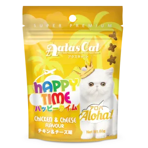 Aatas Cat Happy Time Aloha! - Chicken & Cheese 60g