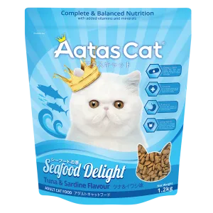 Aatas Cat Seafood Delight - Tuna & Sardine 1.2kg