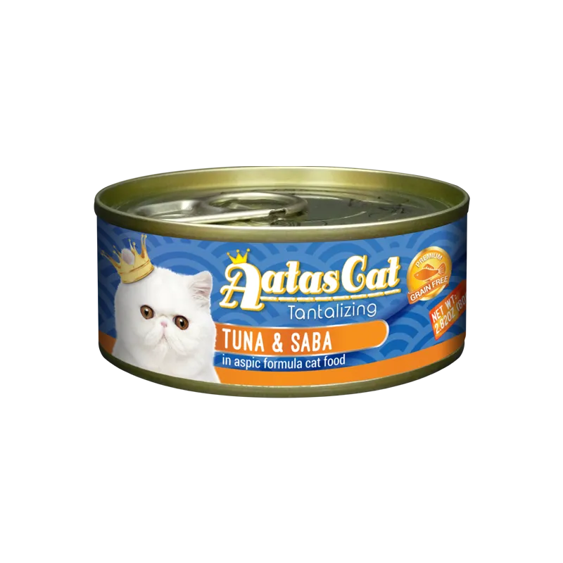 Aatas Cat Tantalizing Tuna & Saba 80g