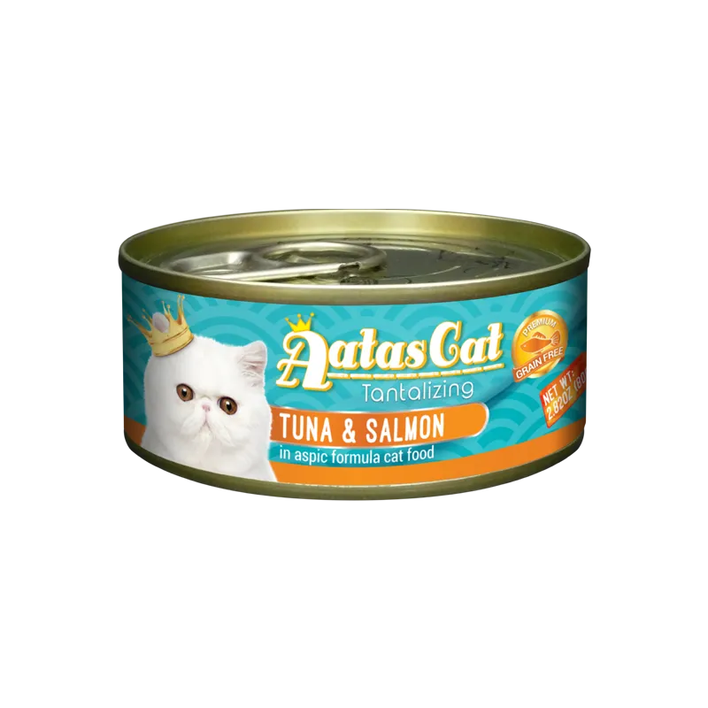 Aatas Cat Tantalizing Tuna & Salmon 80g