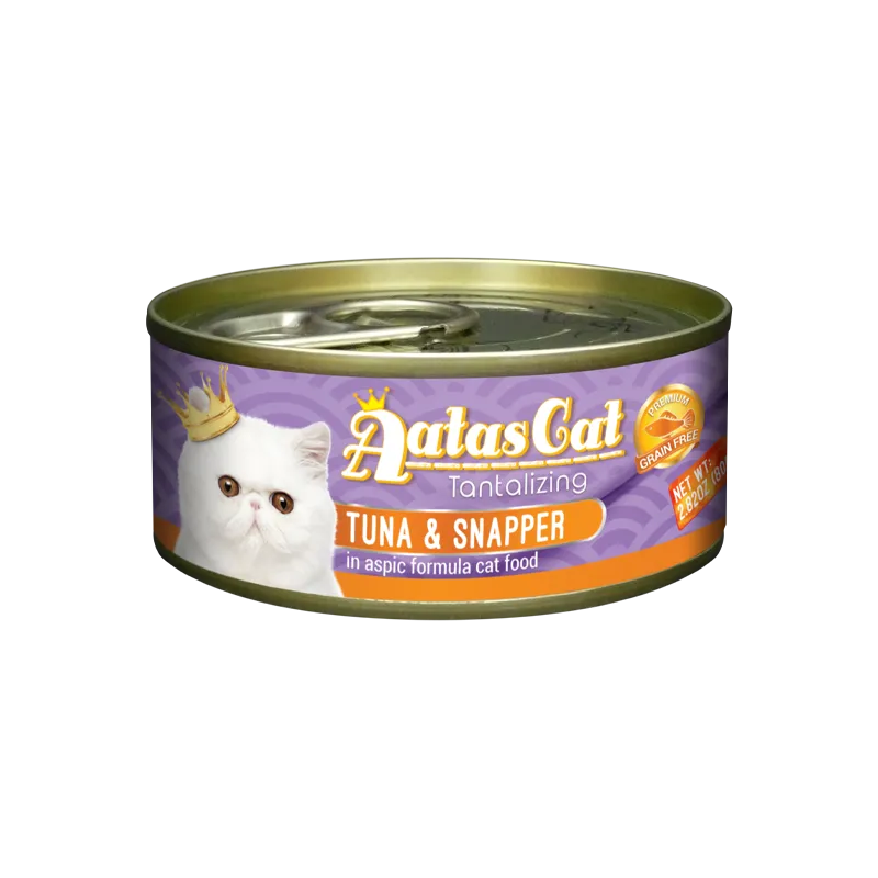 Aatas Cat Tantalizing Tuna & Snapper 80g