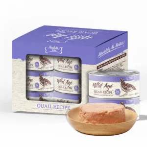 Absolute Bites Wild Age Cats Complete & Balanced Diet Quail Recipe (6 x 80g)