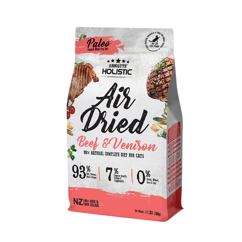 Absolute Holistic Cat Air-Dried Beef & Venison 500g