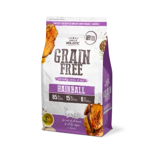 Absolute Holistic Cat Grain Free Hairball Turkey, Chicken & Duck 3lb