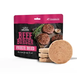 Absolute Holistic Dogs & Cats Freeze Dried Raw Treats Beef Burger 80g