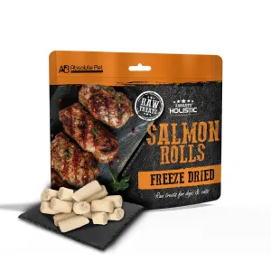 Absolute Holistic Dogs & Cats Freeze Dried Raw Treats Salmon Rolls 60g