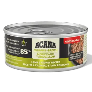 ACANA  Chunks in Broth Lamb & Kidney Recipe Canned Cat Food, 5.5oz
