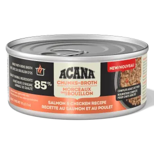 ACANA Chunks in Broth Salmon & Chicken Recipe Canned Cat Food, 5.5oz