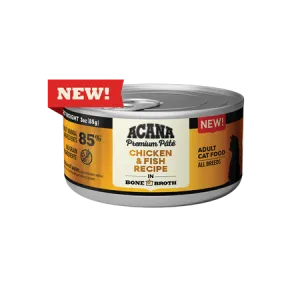 ACANA Premium Pate Chicken & Fish Recipe Canned Cat Food