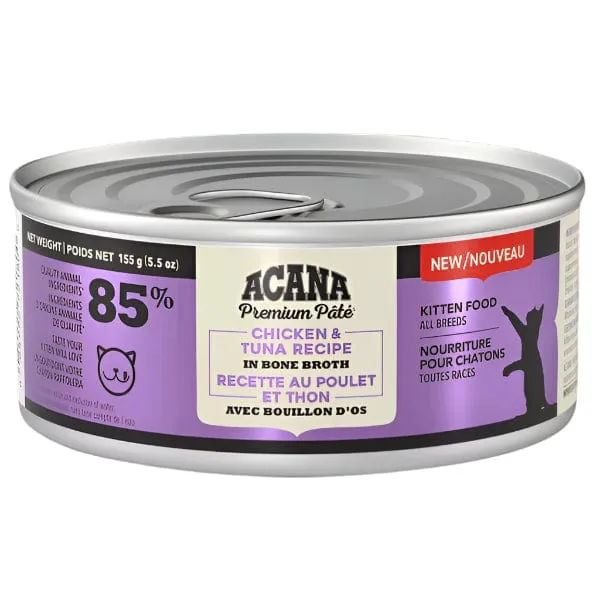 ACANA Premium Pate Chicken & Tuna Kitten Recipe Canned Cat Food