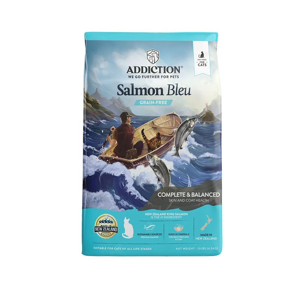 Addiction Cat Salmon Bleu 10lb