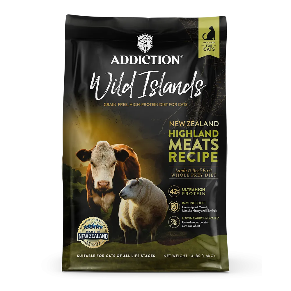 Addiction Cat Wild Islands Highland Meats 10lb