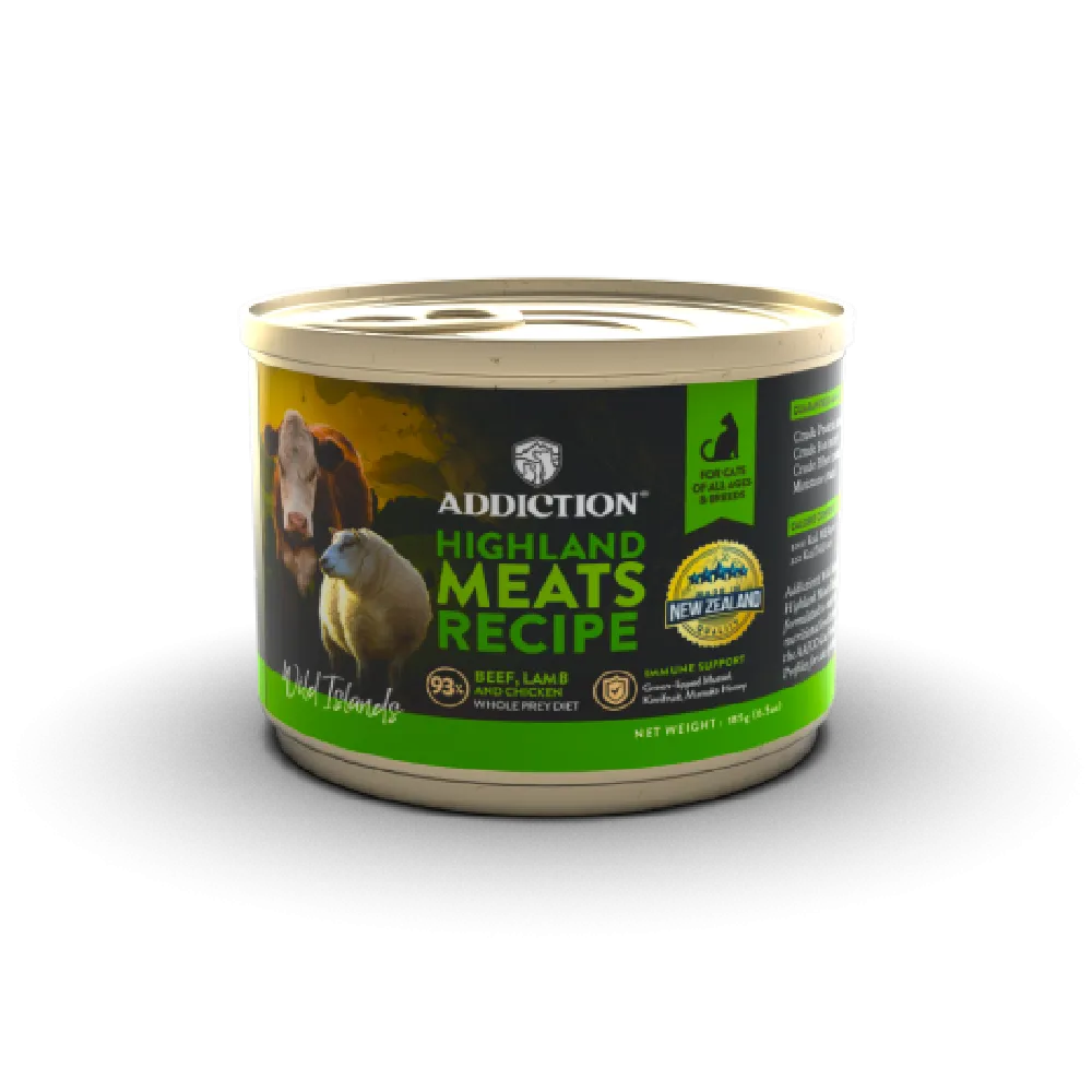 Addiction Cat Wild Islands Highland Meats 185g