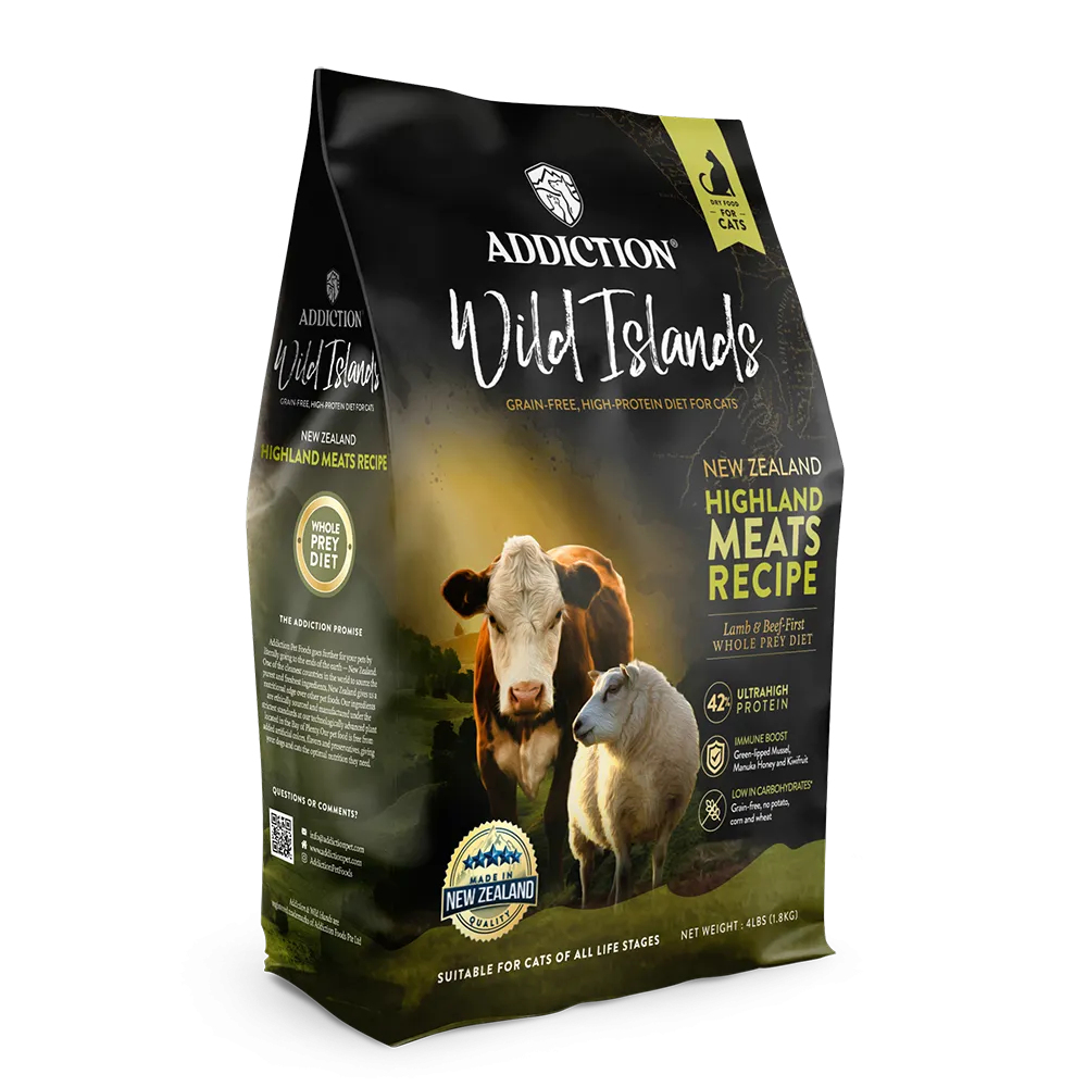 Addiction Cat Wild Islands Highland Meats 4lb