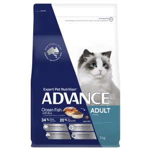 ADVANCE - Adult Ocean Fish with Rice Dry Cat Food (3kg)