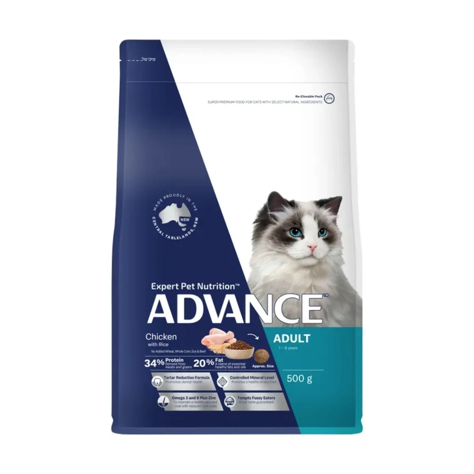 Advance Cat Food Adult Chicken with Rice