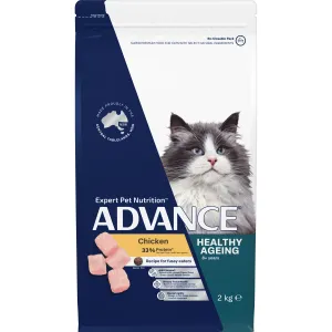 Advance Dry Cat Adult Healthy Ageing Chicken 2kg