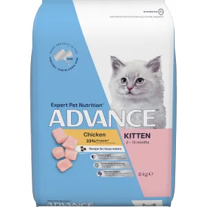 Advance Dry Cat Kitten Chicken 8kg