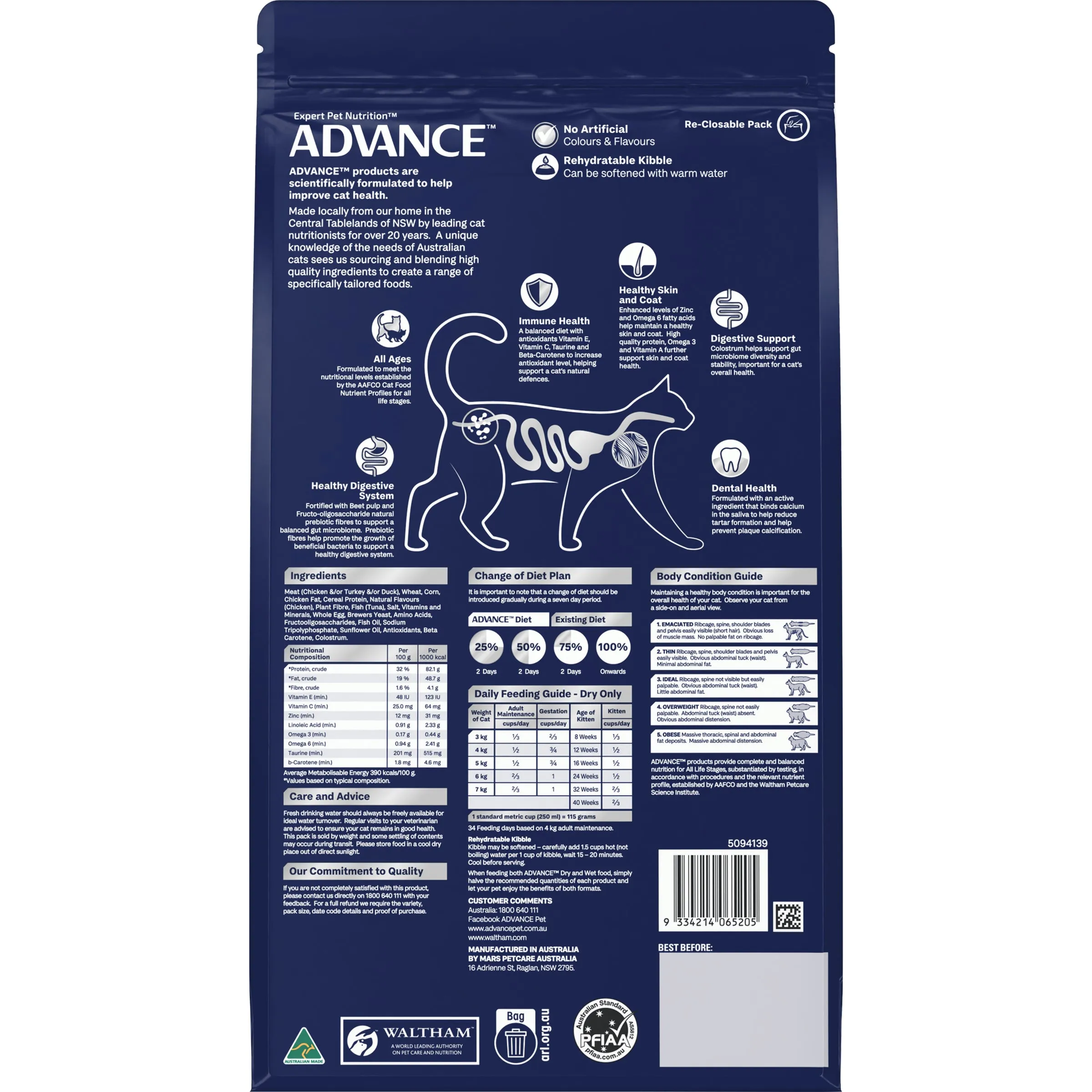 Advance Dry Multi-Cat Chicken and Ocean Fish 2kg