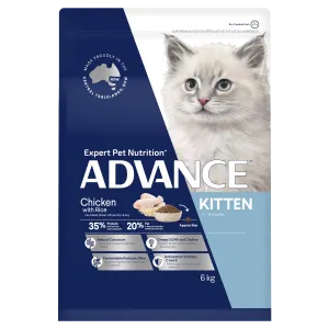 ADVANCE - Kitten Chicken with Rice Dry Cat Food (6kg)