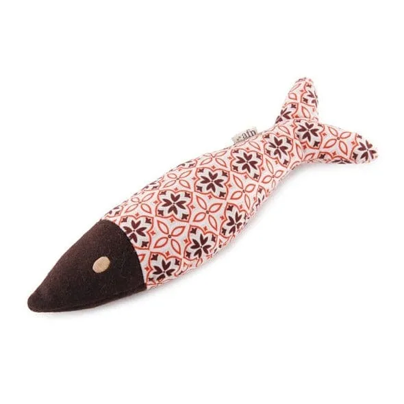 AFP Vintage Themed Smoked Fish Cat Toy