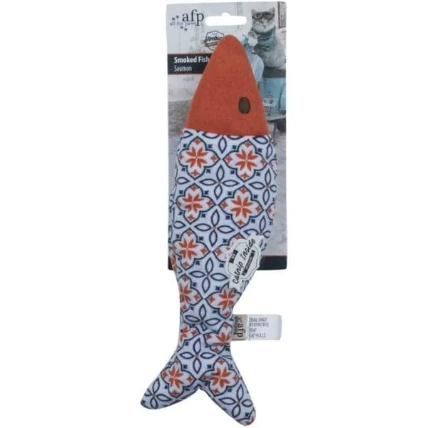 AFP Vintage Themed Smoked Fish Cat Toy