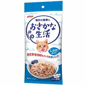 Aixia Fish Life Tuna with Whitebait 60g x 3 (OS2)