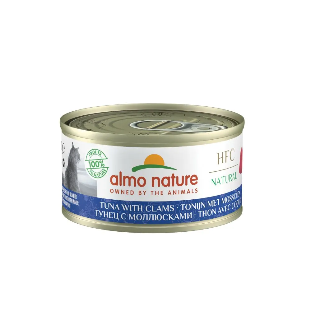 Almo Nature Cat HFC Natural Tuna with Clams 70g