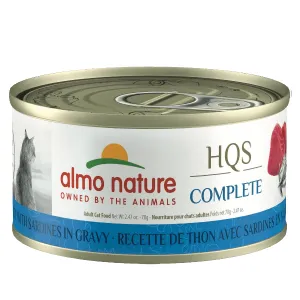 Almo Nature HQS Complete Tuna with Sardines in Gravy Canned Cat Food