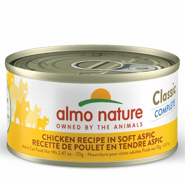 Almo Nature Classic Complete Chicken in Soft Aspic Canned Cat Food