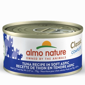 Almo Nature Classic Complete Tuna in Soft Aspic Canned Cat Food