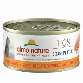 Almo Nature HQS Complete Chicken with Carrots in Gravy Canned Cat Food