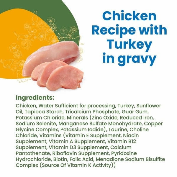 Almo Nature HQS Complete Chicken with Turkey in Gravy Canned Cat Food