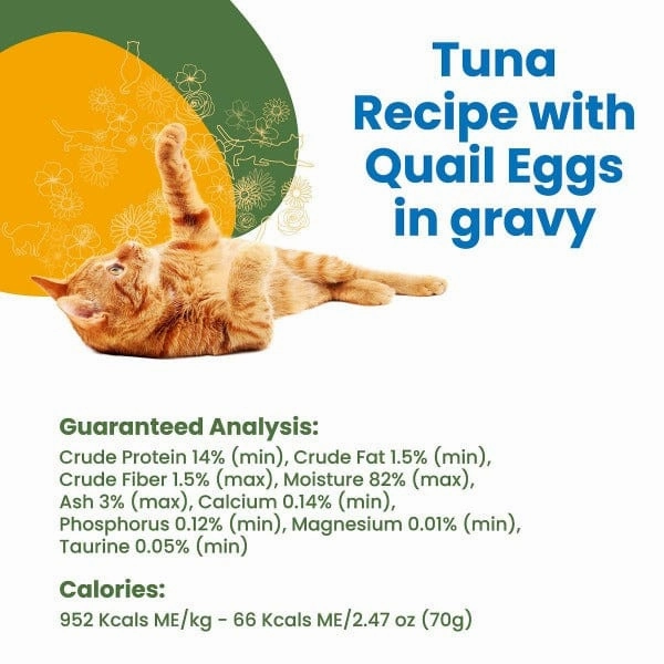 Almo Nature HQS Complete Tuna with Quail Eggs in Gravy Canned Cat Food