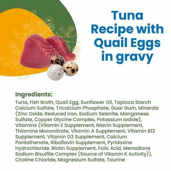 Almo Nature HQS Complete Tuna with Quail Eggs in Gravy Canned Cat Food