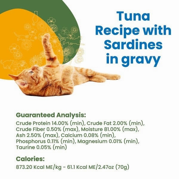 Almo Nature HQS Complete Tuna with Sardines in Gravy Canned Cat Food