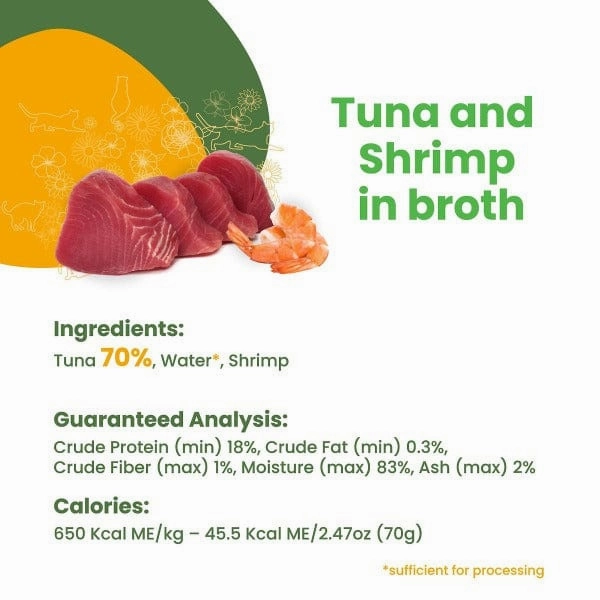 Almo Nature HQS Natural Tuna and Shrimp in Broth Canned Cat Food