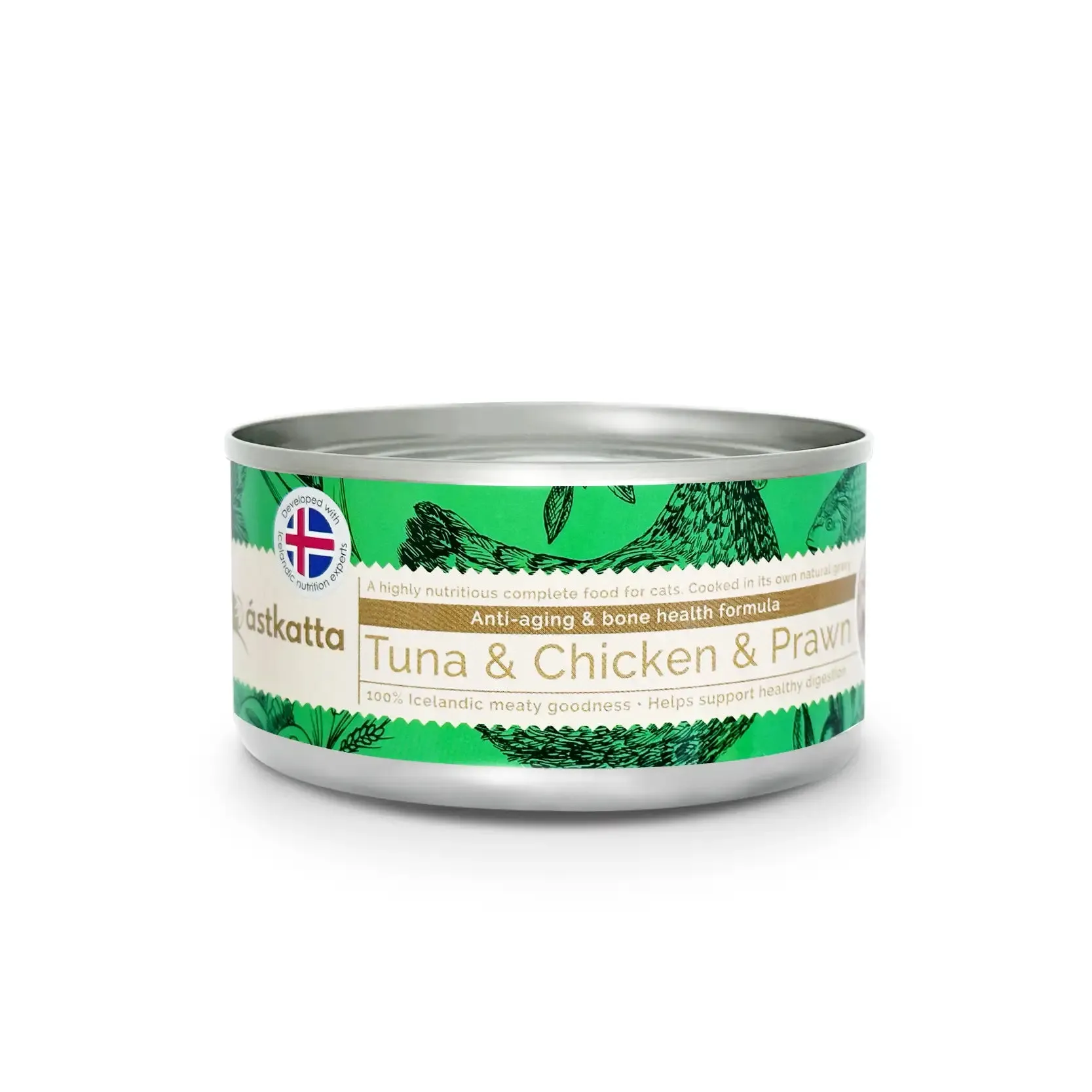 Astkatta Complete Cat Wet Food - Tuna, Chicken & White Prawn