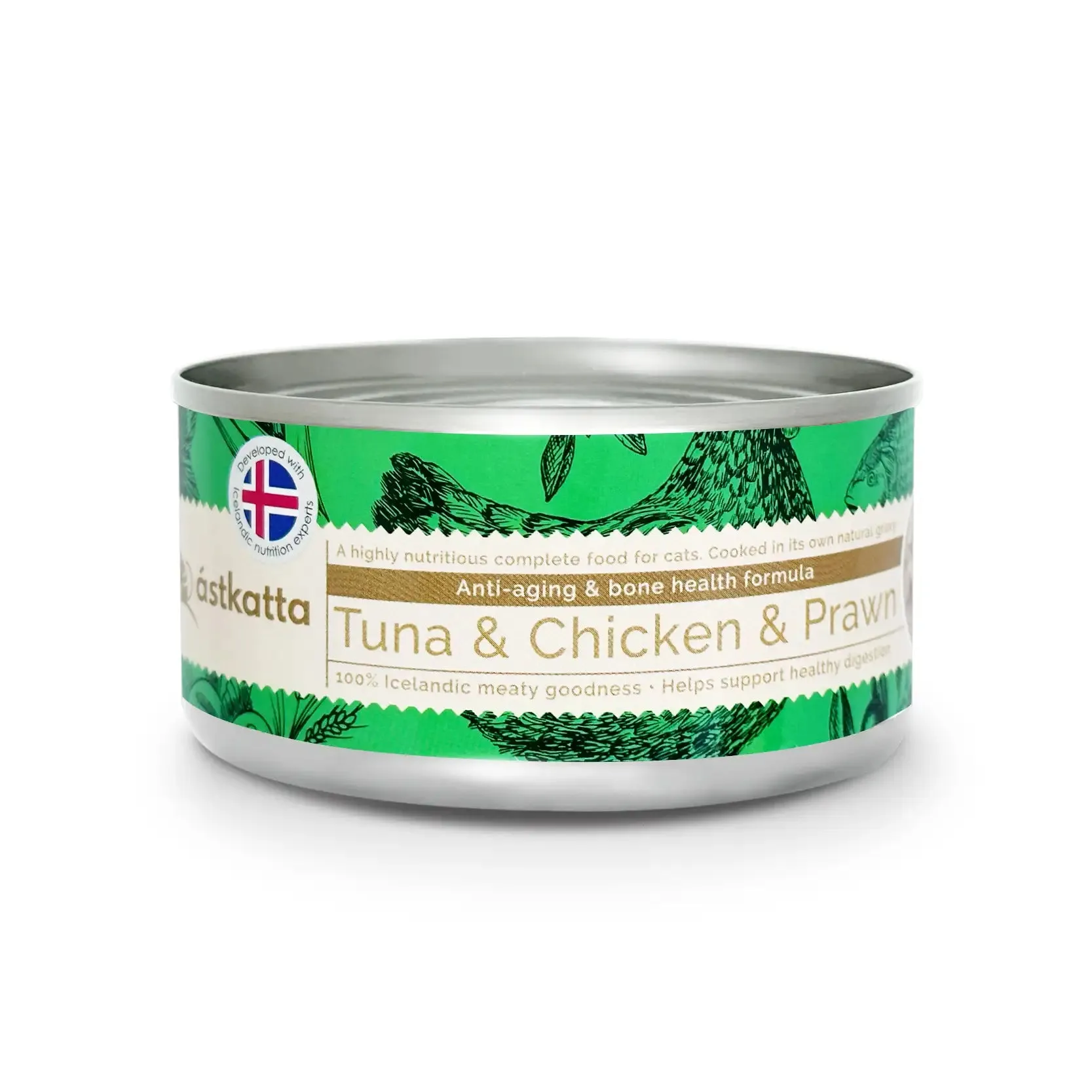 Astkatta Complete Cat Wet Food - Tuna, Chicken & White Prawn
