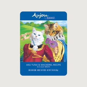 AUJOU BY RAWZ Aku Tuna & Mackerel Recipe for Cats